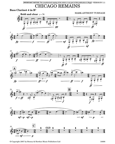 Bass Clarinet 4 in Bb