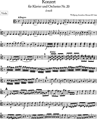 Klavierkonzert [Nr. 20] d-moll KV 466