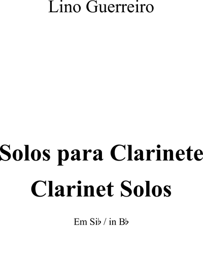 Clarinet Solos