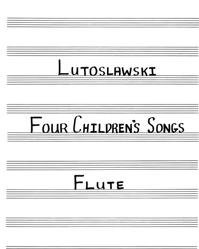 Four Children’s Songs