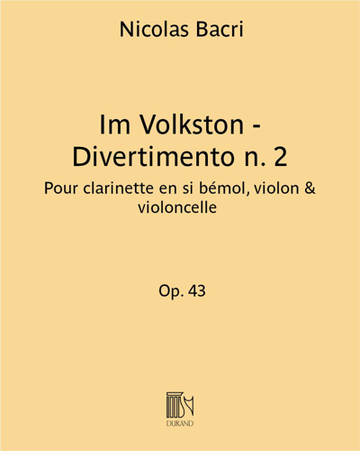 Im Volkston - Divertimento n. 2 Op. 43