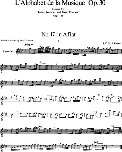 L'Alphabet de la Musique op. 30, Nr. 17 - 20