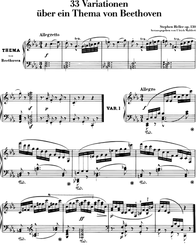 33 Variationen über ein Thema von Ludwig van Beethoven op. 130