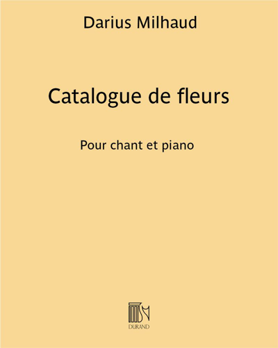 Catalogue de fleurs