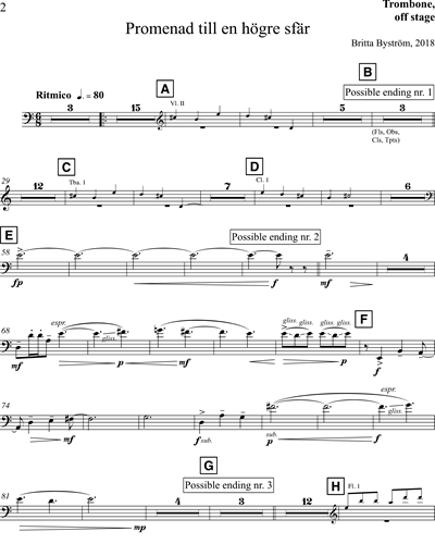 [Off-Stage] Trombone