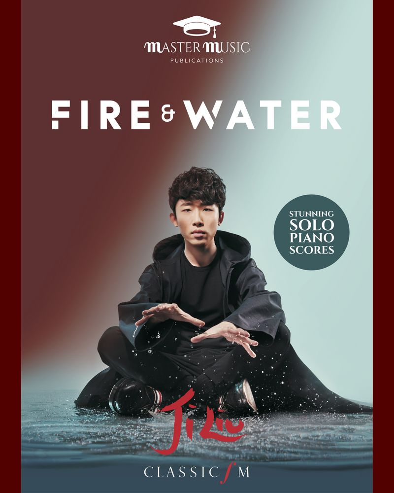 Fire & Water Piano Sheet Music Book