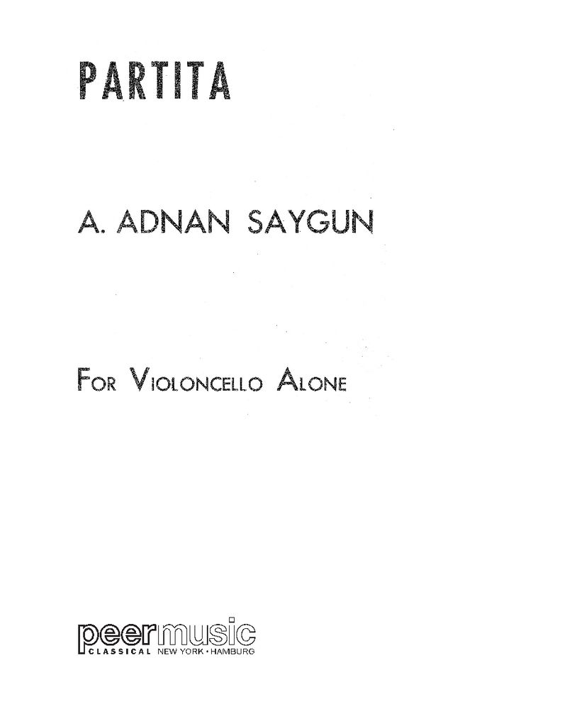 Partita, op. 31