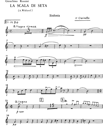La scala di seta [Critical Edition] - Sinfonia