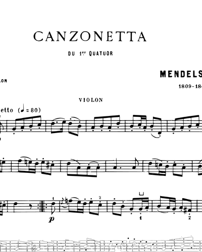 Canzonetta No. 234