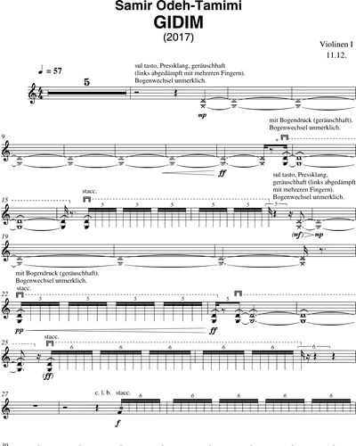 Violin 1 XI-XII