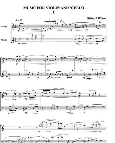 Music for Violin and Cello