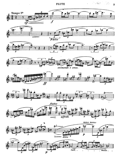 Capriccio for Solo Flute