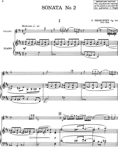 Flute Sonata No. 2, op. 94