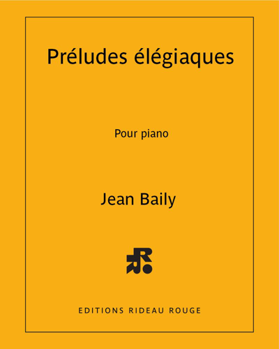 Préludes élégiaques - Pour piano