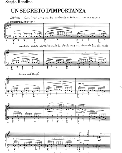 Opera Vocal Score