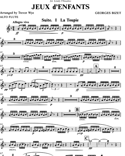 Jeux d'Enfants (Arranged for Flute Ensemble)