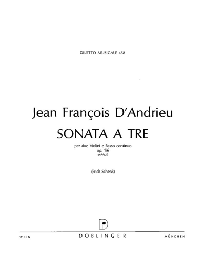 Sonata a Tre in E minor