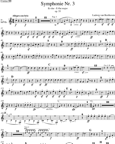 Symphony No. 3 in Eb major 'Eroica', op. 55