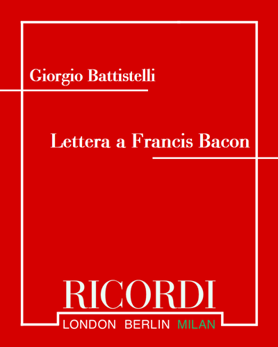 Lettera a Francis Bacon