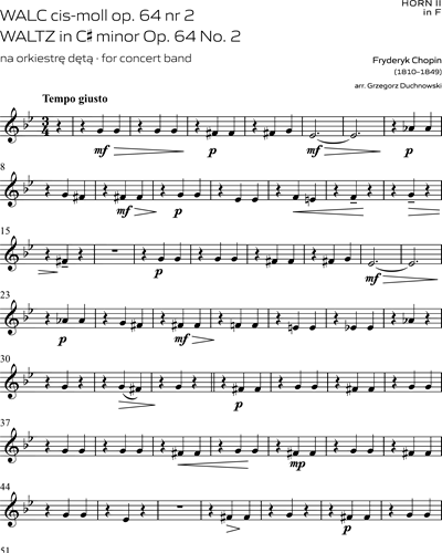 Waltz in C Sharp Minor, op. 64 No. 2