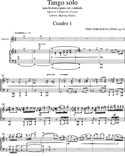 Vocal Score & Piano Reduction