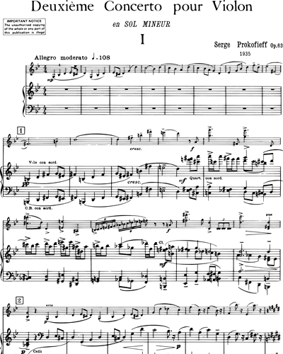 Violin Concerto No. 2 in G minor, op. 63