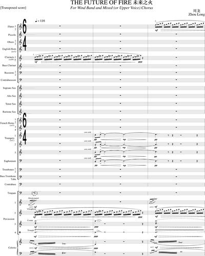 Full Score & Mixed Chorus/High Voice Chorus (Alternative)