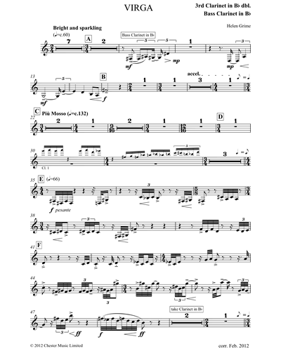 Clarinet in Bb 3/Bass Clarinet in Bb