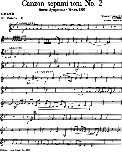 [Choir 1] Trumpet in Bb 2