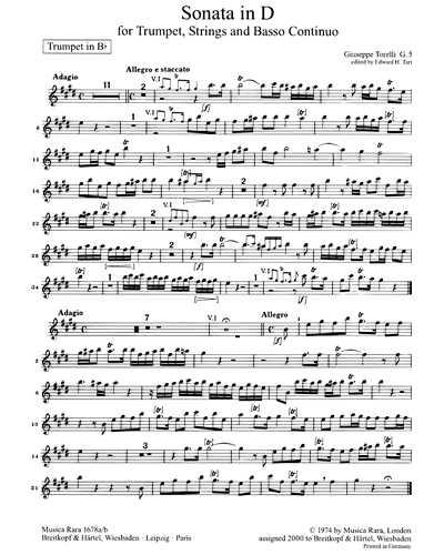 Sonata in D (G. 5)