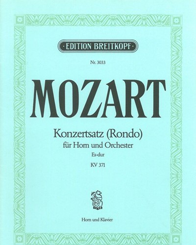 Konzert-Rondo Es-dur KV 371
