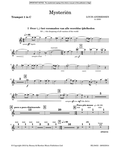 Trumpet 1 in C