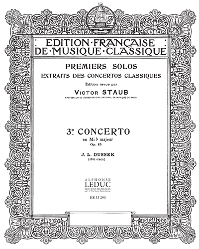 Solo n. 1 du 3ᵉ Concerto en Mi-bémol majeur, Op. 15