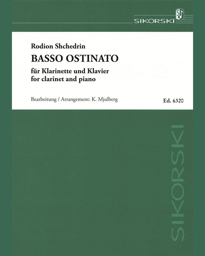 Rodion Shchedrin Basso Ostinato Sheet Music Impsl