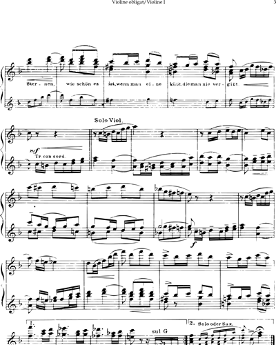 Violin Obligato & Violin 1