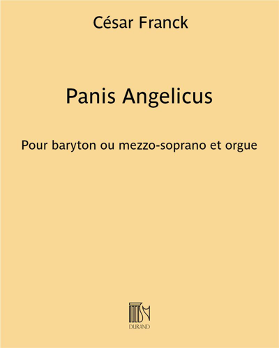 Panis Angelicus - Pour baryton ou mezzo-soprano et orgue (ou piano)