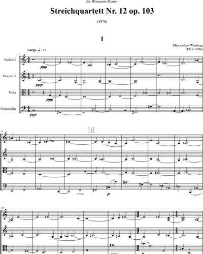 String Quartet No. 12, op. 103