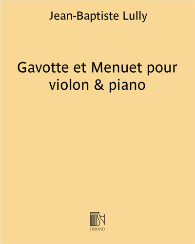 Gavotte et Menuet pour violon & piano