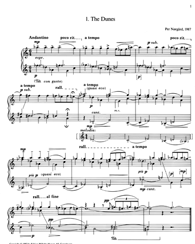 Two Small Piano Pieces from "Babette's Feast"