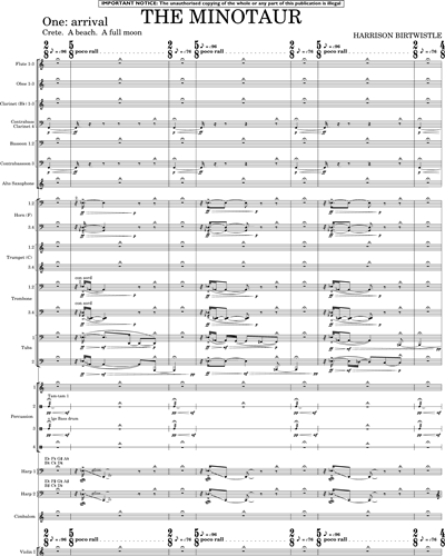 Opera Score Volume 1