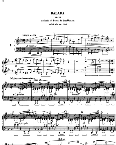 Selección de su rica y genial obra Chopin