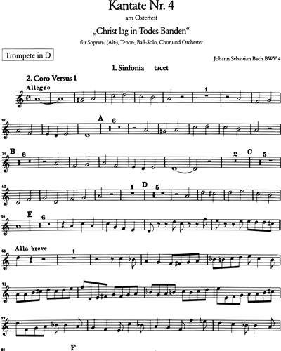 Kantate BWV 4 „Christ lag in Todes Banden“