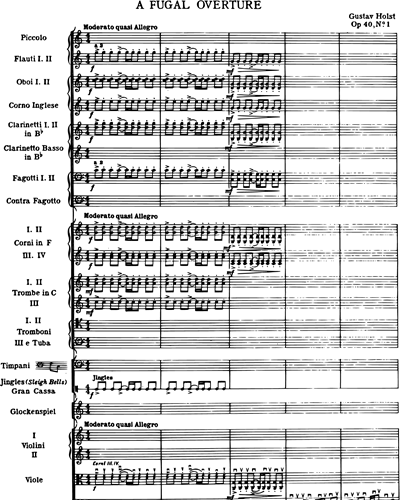 A Fugal Overture, Op. 40 No. 1
