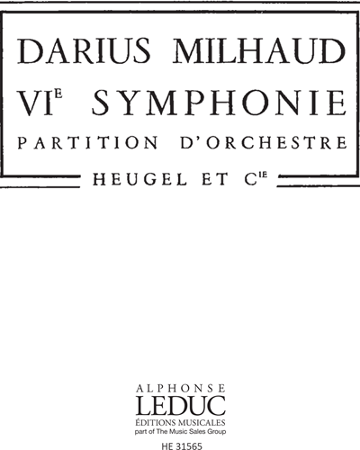 Symphonie No. 6, Op. 343