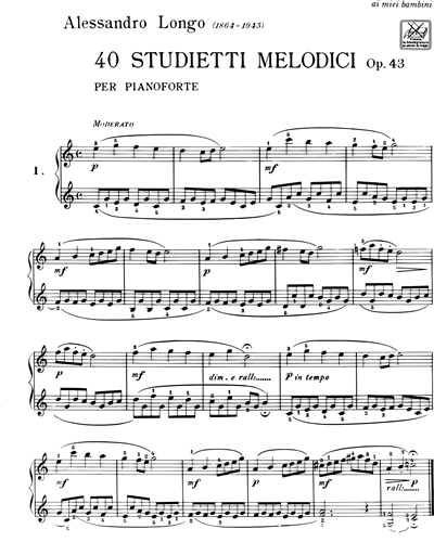 40 Studietti melodici Op. 43