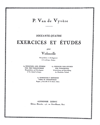 64 Exercices et Études
