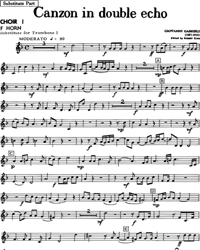 [Choir 1] Horn in F (Trombone Alternative)