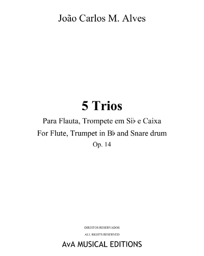 5 Trios, op. 14