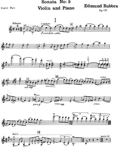 Sonata n. 3 for violin and piano Op. 133