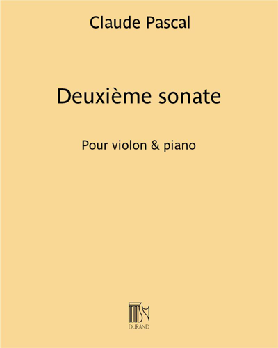 Deuxième sonate pour violon & piano